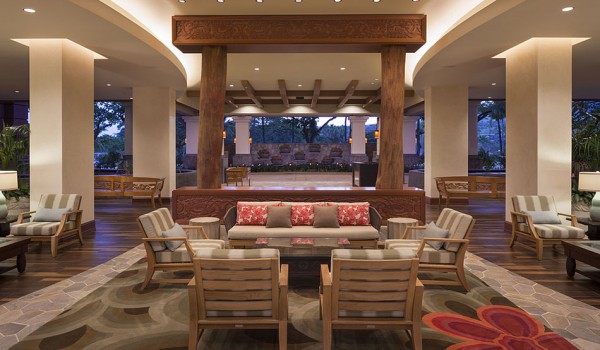 Hyatt Ka'anapali Beach Resort lobby reception